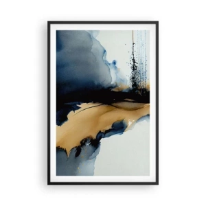 Poster in einem schwarzem Rahmen - Hinter dem Vorhang - 61x91 cm