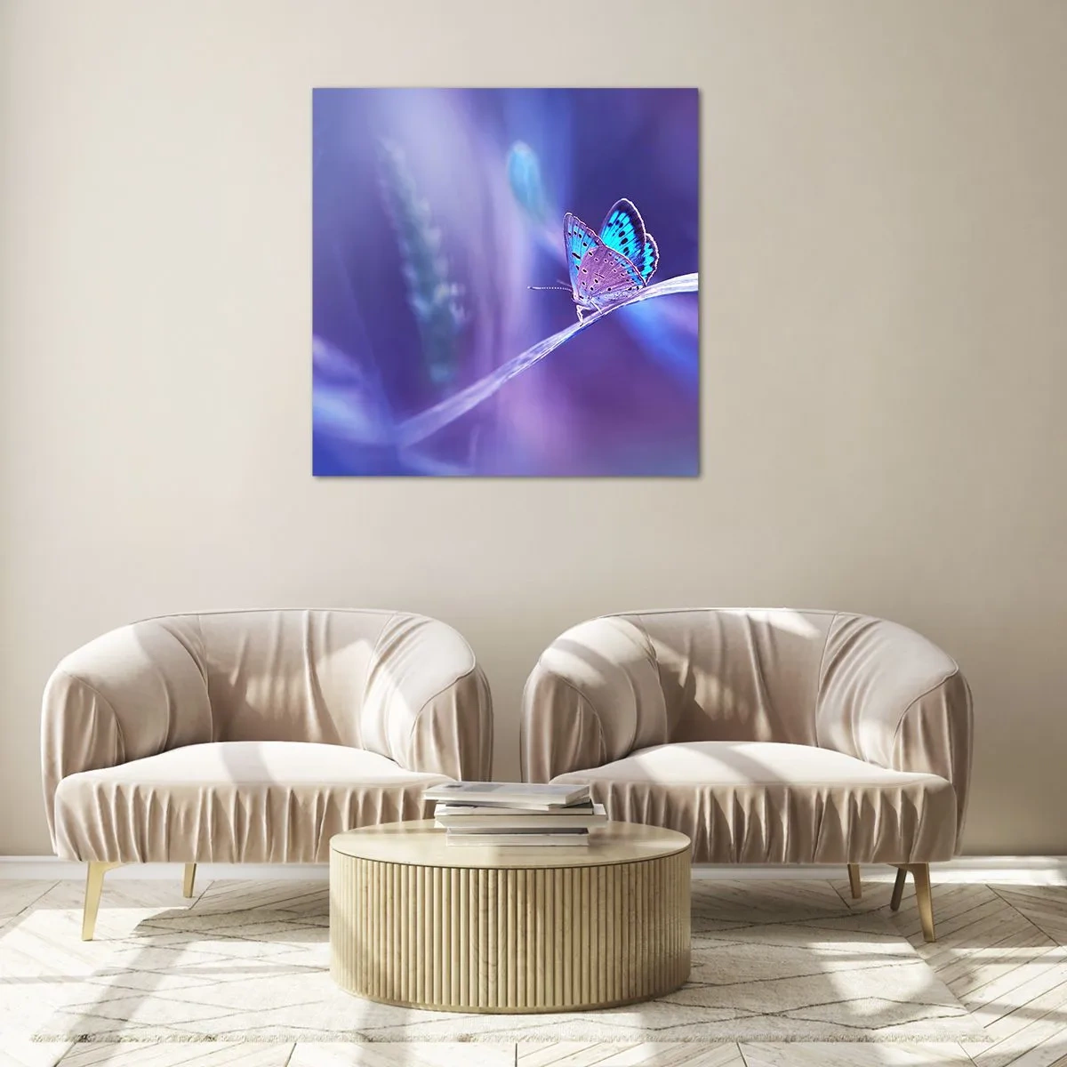 Glasbild - Bild auf glas - Ein Juwel der Natur - 40x40 cm