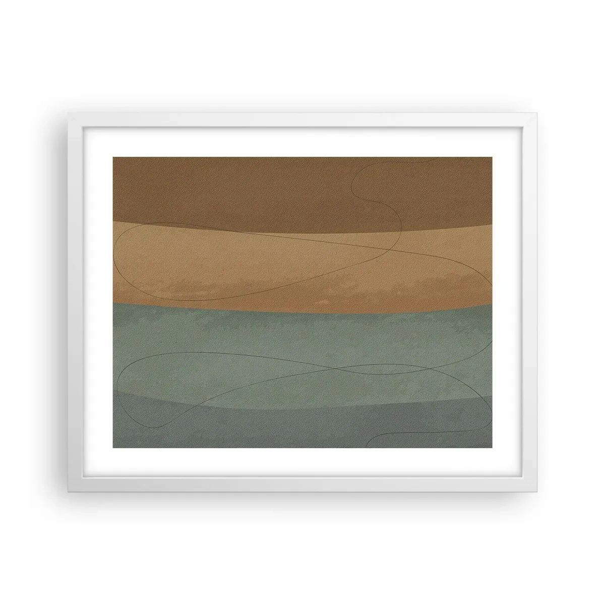 Poster in einem weißen Rahmen - Horizontale Komposition - 50x40 cm