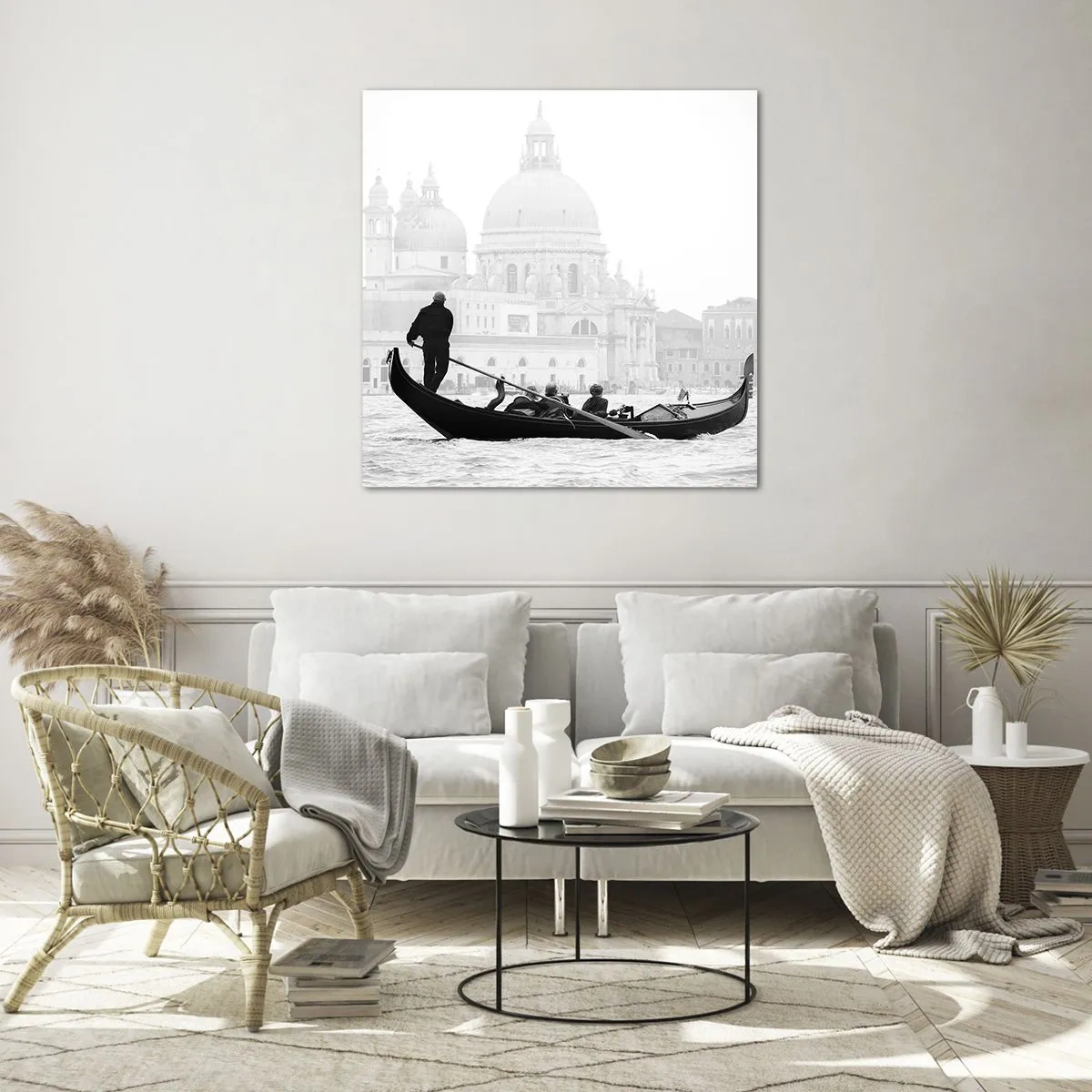 Glasbild - Bild auf glas - Reise zu den Quellen der Schönheit - 40x40 cm