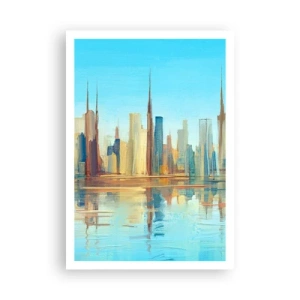Poster - Sonnige Metropole - 70x100 cm