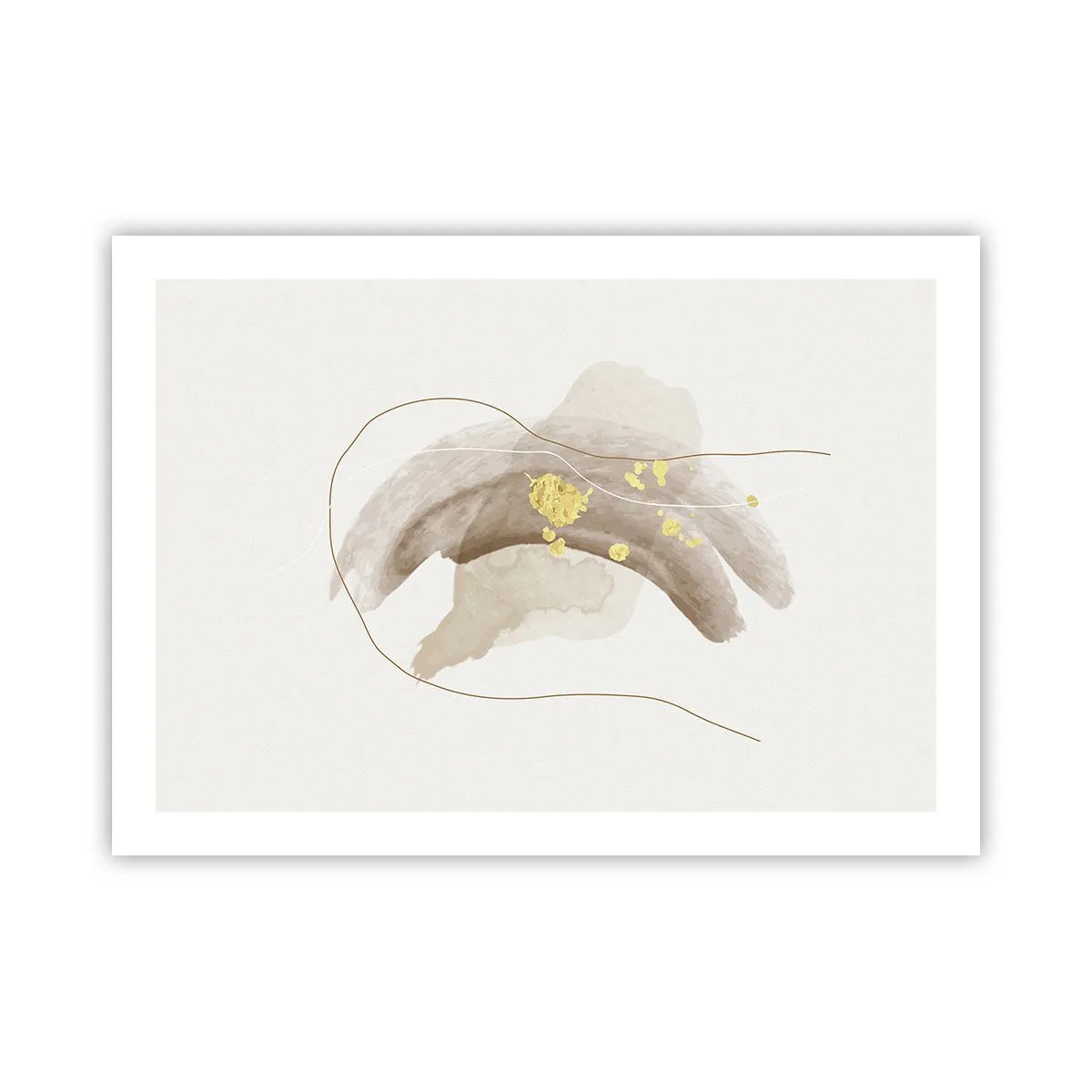 Poster - Im Weltraum begegnet - 70x50 cm