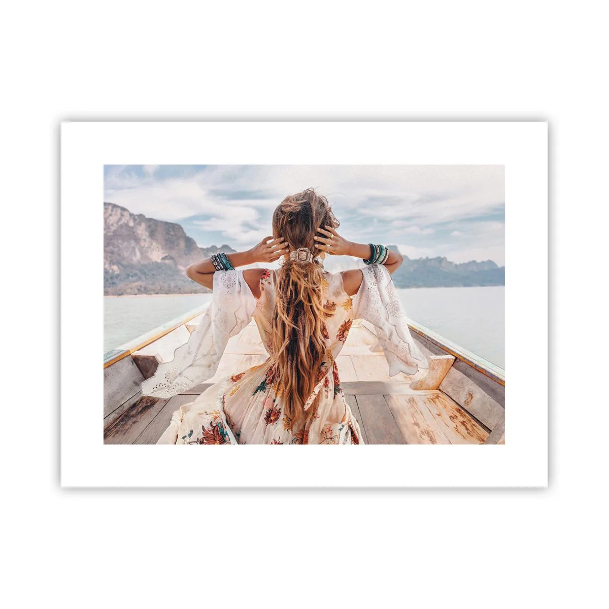 Poster - Auf dem Weg zum Glück - 40x30 cm