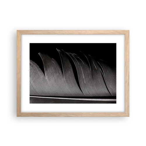 Poster in einem Rahmen aus heller Eiche - Stift – ein wunderbares Design - 40x30 cm