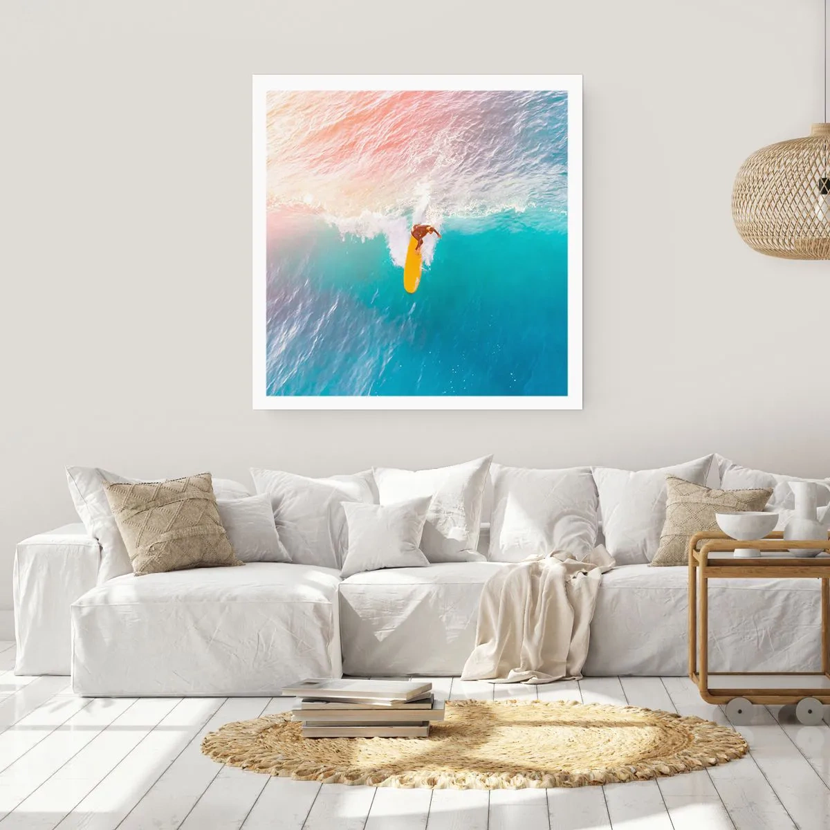 Poster - Der Ozeanreiter - 60x60 cm