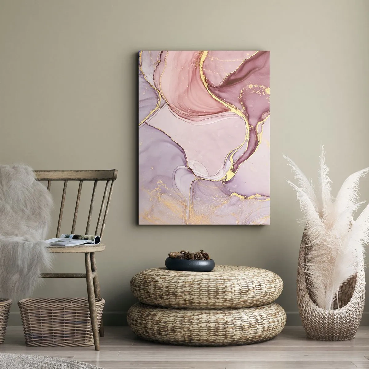 Bild auf Leinwand - Leinwandbild - Eine Liebkosung der Farben - 45x80 cm