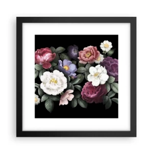Poster in einem schwarzem Rahmen - Aus dem Englischen Garten - 30x30 cm