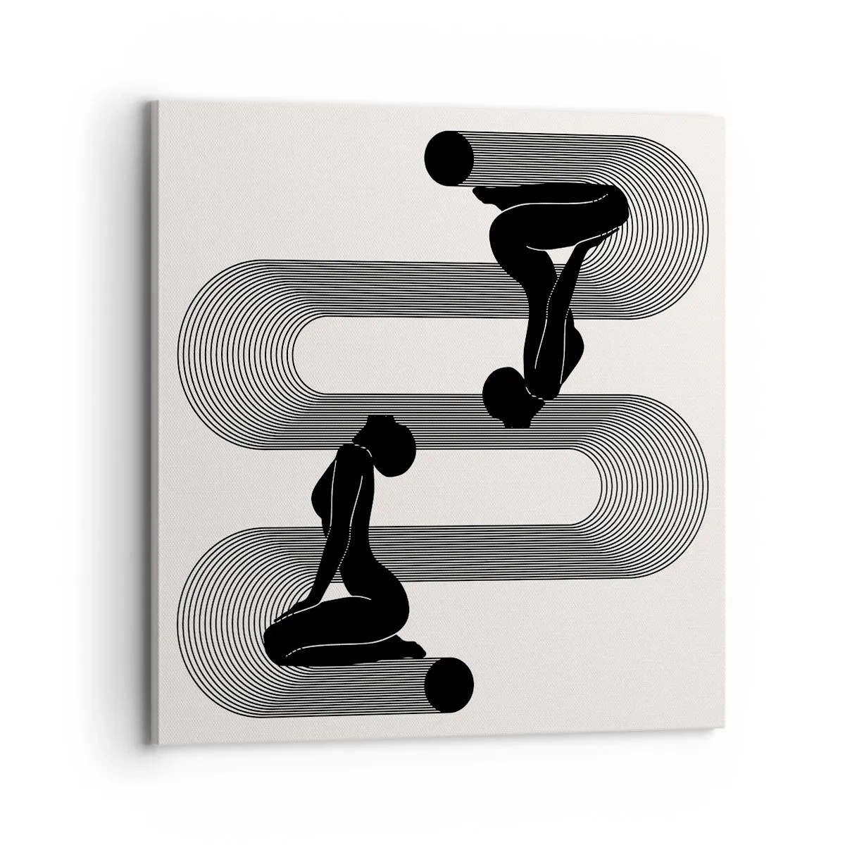 Bild auf Leinwand - Leinwandbild - Sinnliche Symmetrie - 70x70 cm