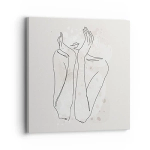 Bild auf Leinwand - Leinwandbild - Ein träumerischer Moment - 30x30 cm