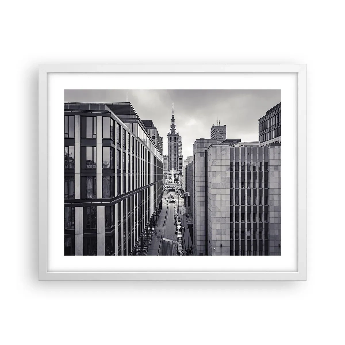 Poster in einem weißen Rahmen - Warschauer Tal - 50x40 cm