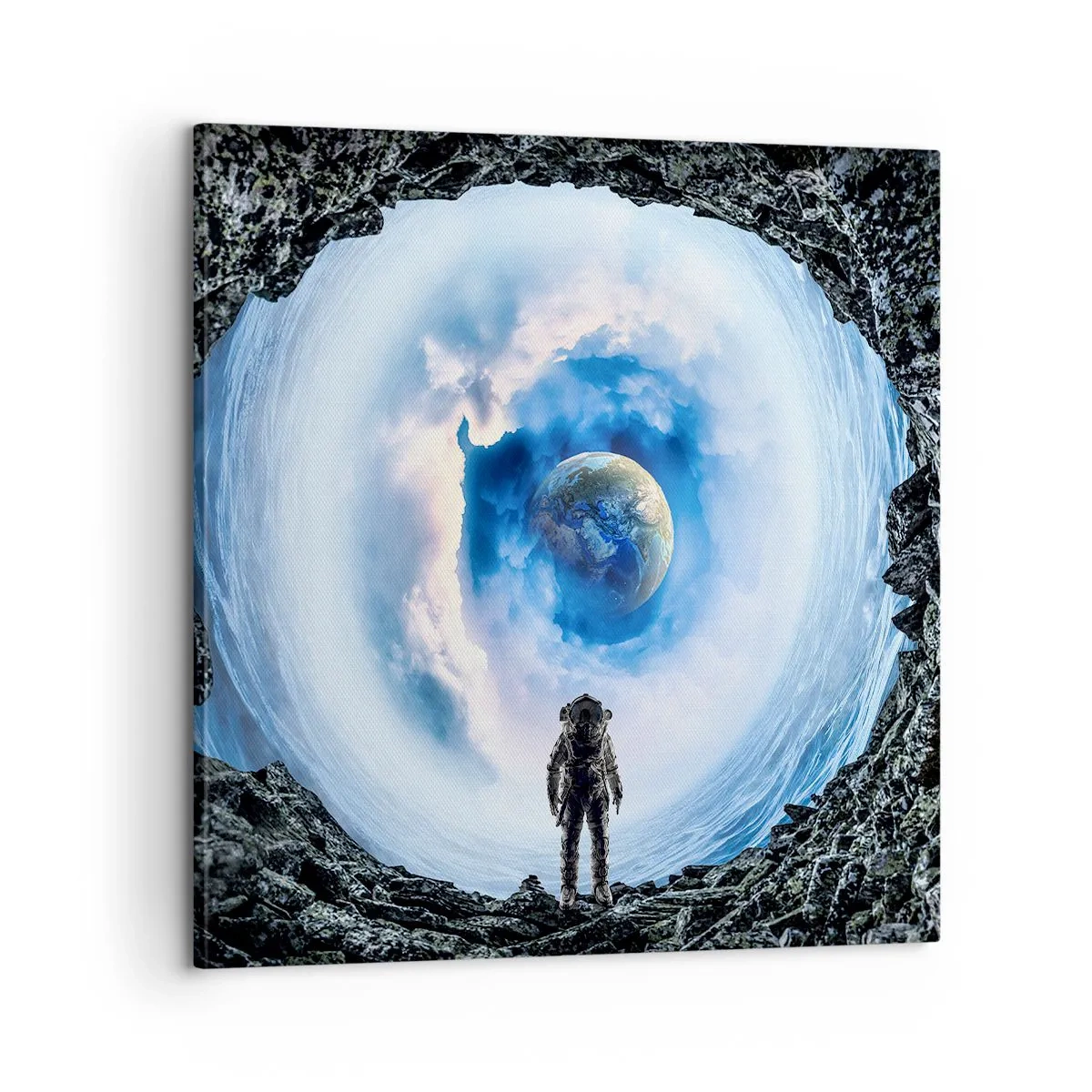 Bild auf Leinwand - Leinwandbild - Es ist nicht weit von zu Hause - 60x60 cm