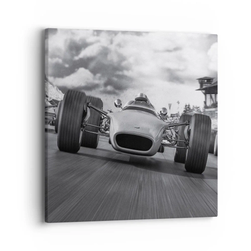 Bild auf Leinwand - Leinwandbild - Power ist da! - 40x40 cm