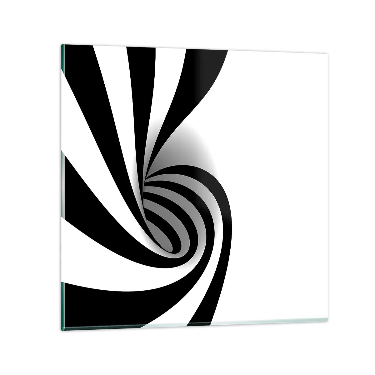 Glasbild - Bild auf glas - Und doch dreht es sich - 50x50 cm