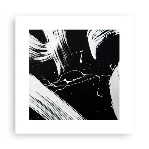 Poster - Dunkelheit durchbrechen - 30x30 cm