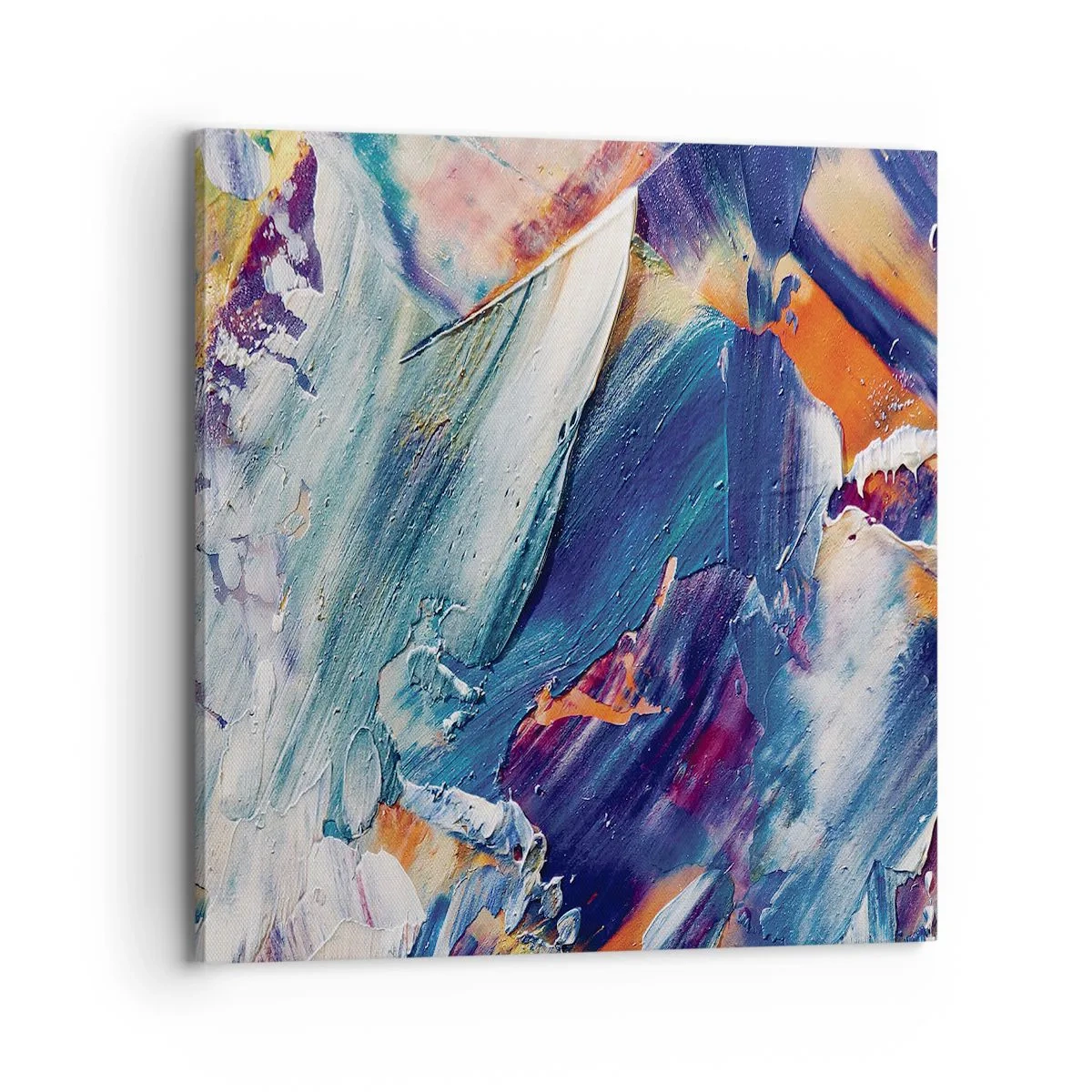 Bild auf Leinwand - Leinwandbild - Farbverwirrung - 70x70 cm