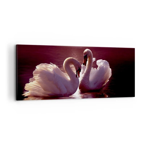 Bild auf Leinwand - Leinwandbild - Bis der Tod uns scheidet - 100x40 cm