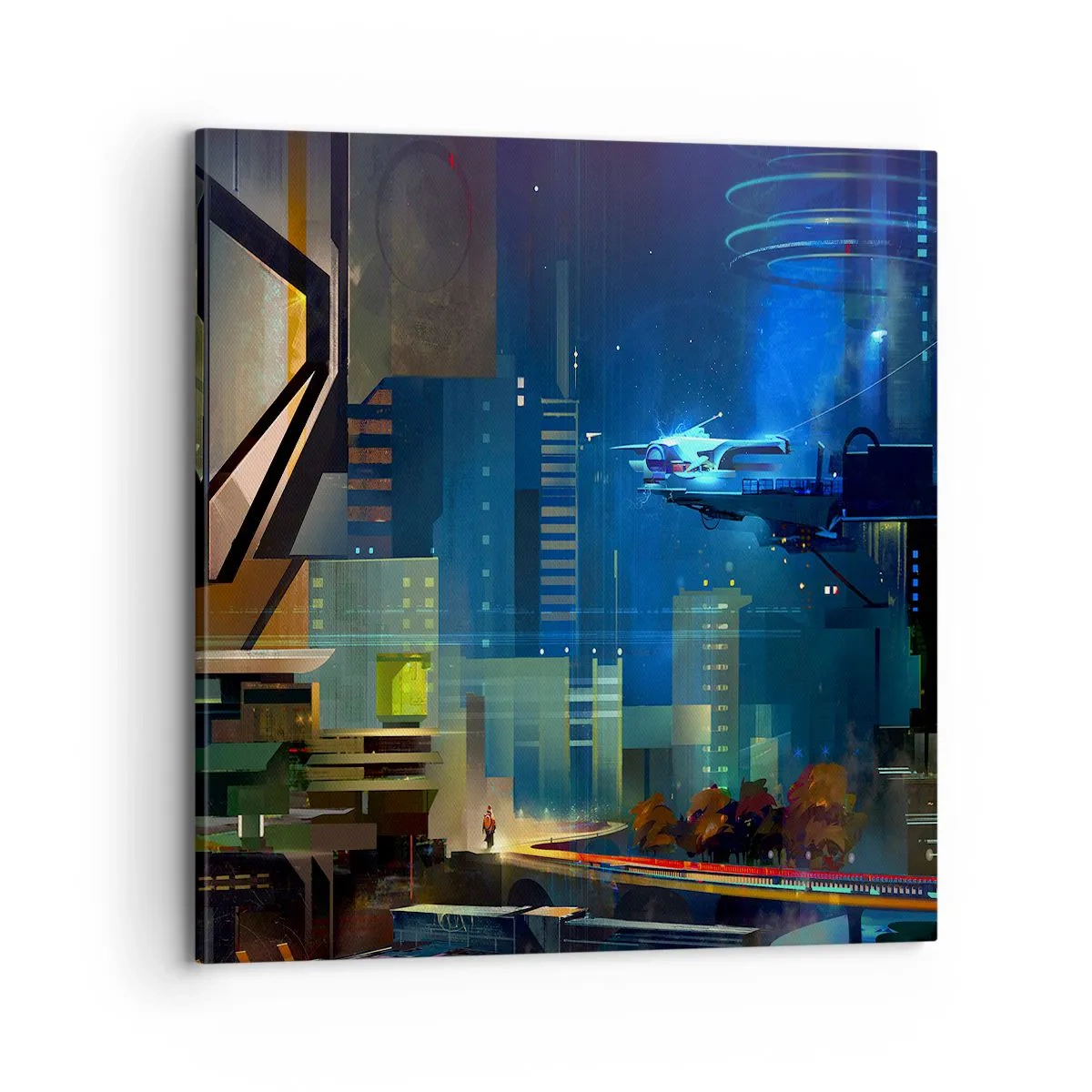 Bild auf Leinwand - Leinwandbild - In naher Zukunft - 70x70 cm
