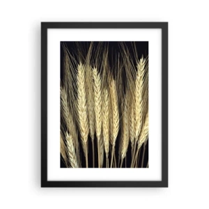 Poster in einem schwarzem Rahmen - Rustikale Magie - 30x40 cm