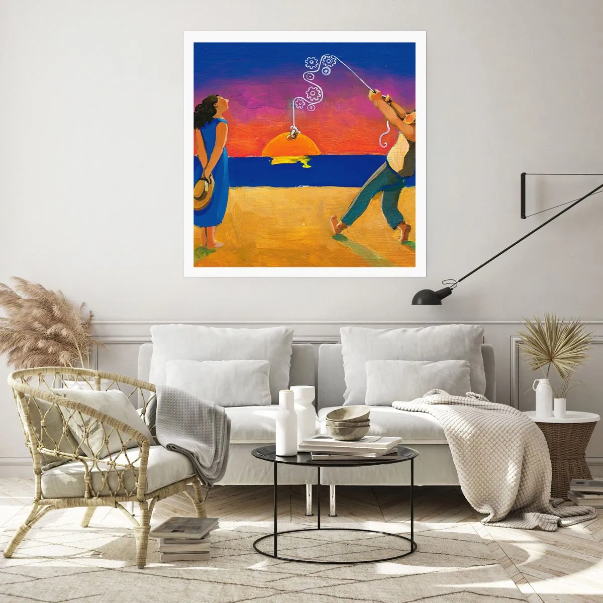Poster - Mehr als ein Sternchen vom Himmel - 30x30 cm
