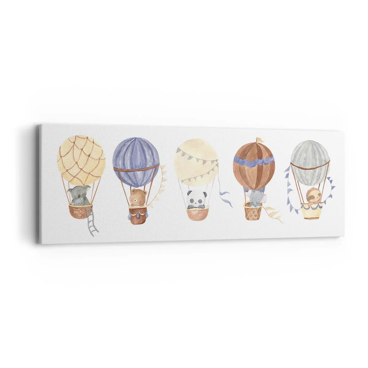 Bild auf Leinwand - Leinwandbild - Freunde auf Reise - 90x30 cm