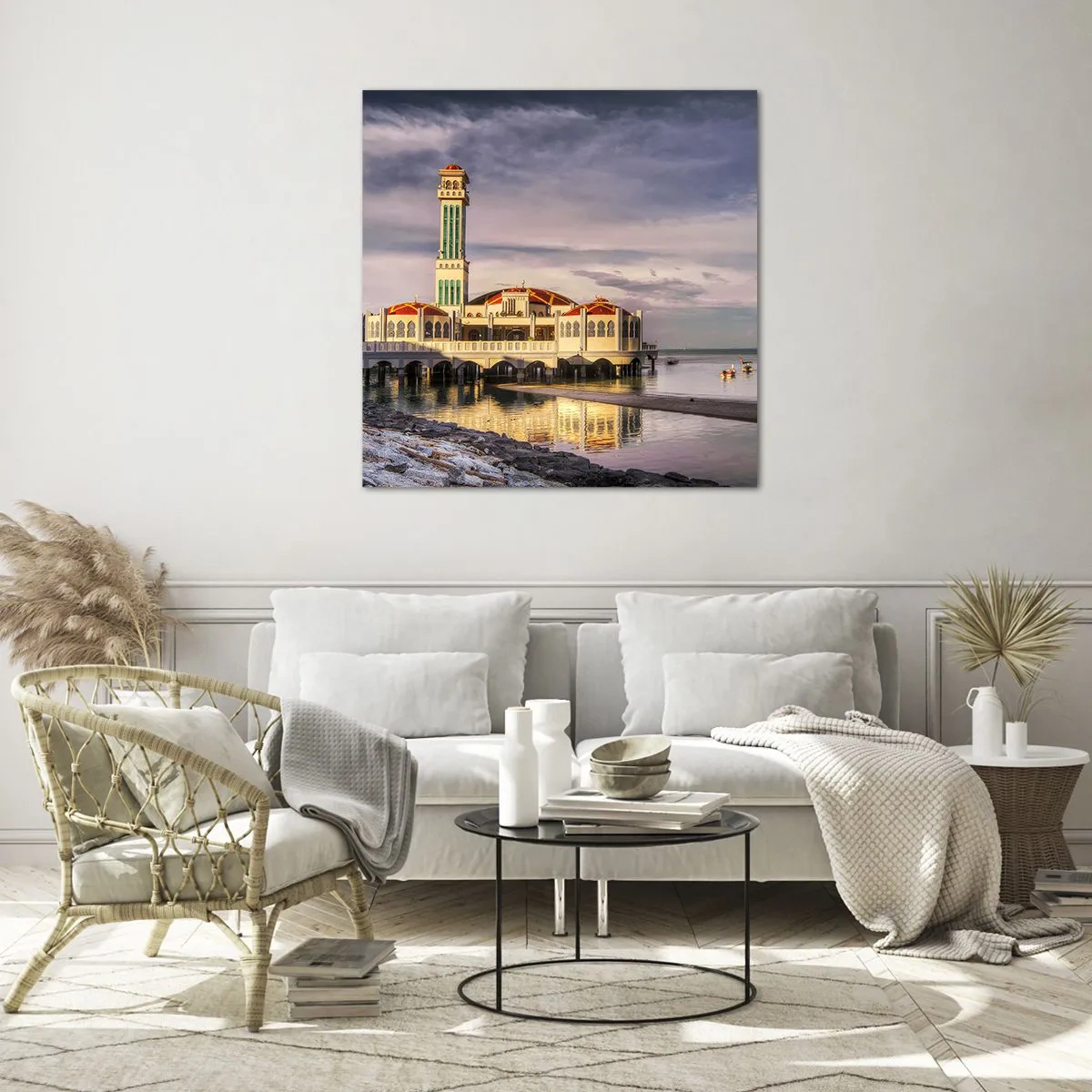 Glasbild - Bild auf glas - Tempel der Natur - 30x30 cm