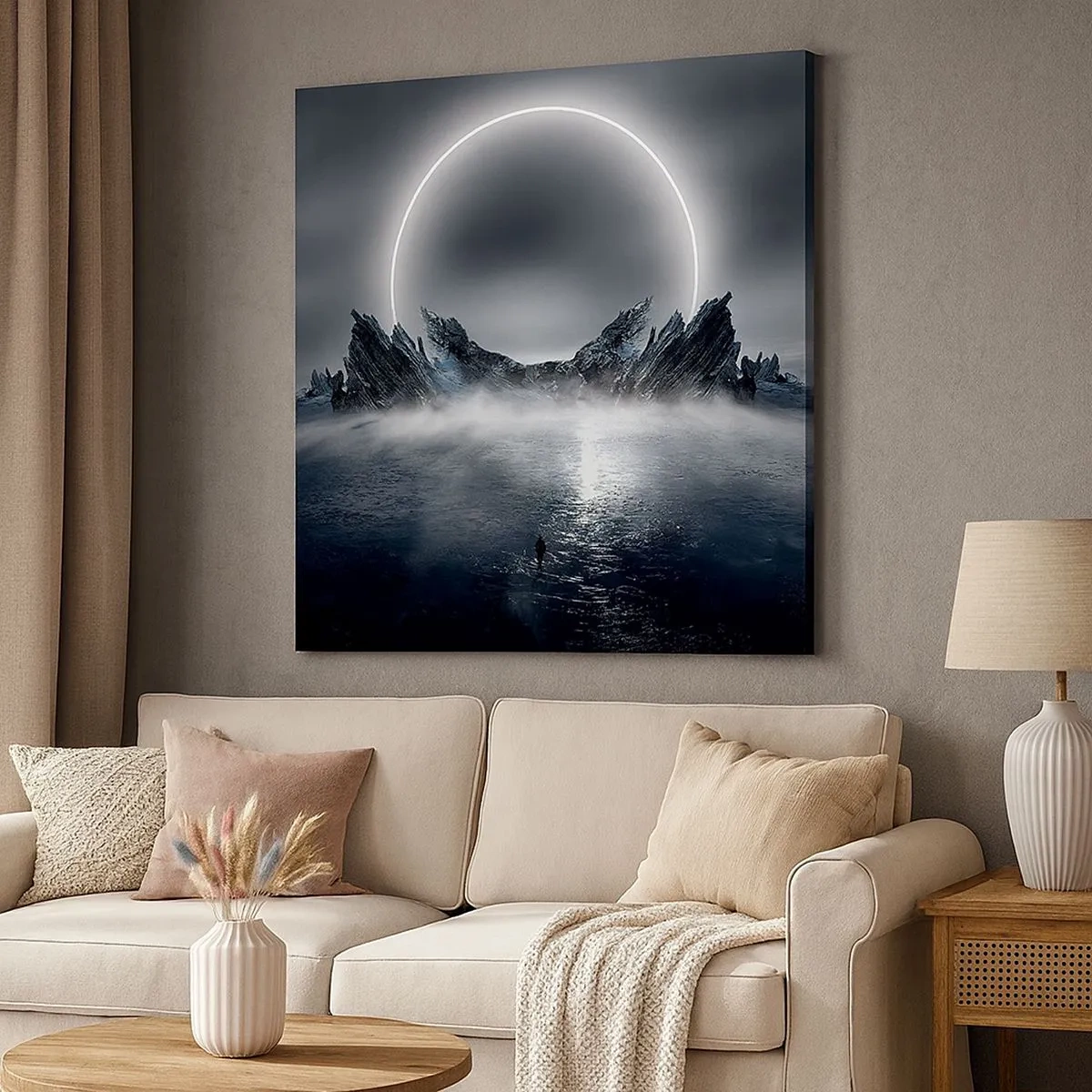 Bild auf Leinwand - Leinwandbild - Ende der Geschichte - 30x30 cm