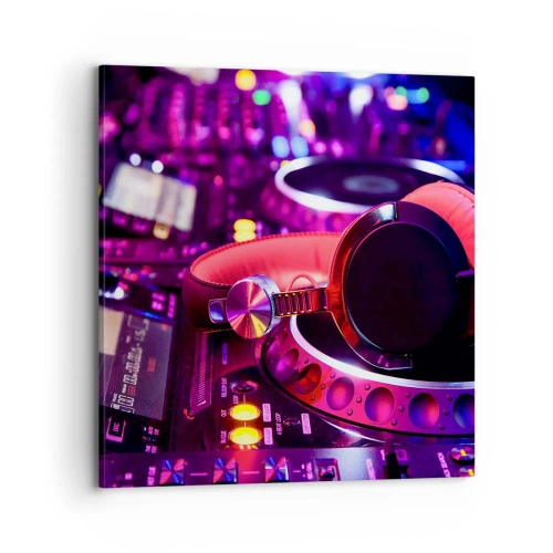 Bild auf Leinwand - Leinwandbild - Bevor der Spaß beginnt - 70x70 cm