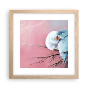 Poster in einem Rahmen aus heller Eiche - Was kann ich hier hinzufügen? ... - 30x30 cm