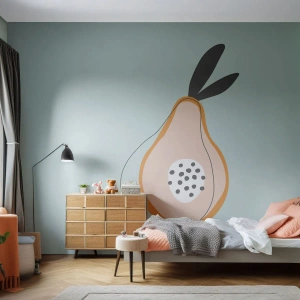 Selbstklebende Fototapete Deluxe Sticker - Durchdringe die Natur der Dinge - Grafik, Birne, Stück - 450x315 cm
