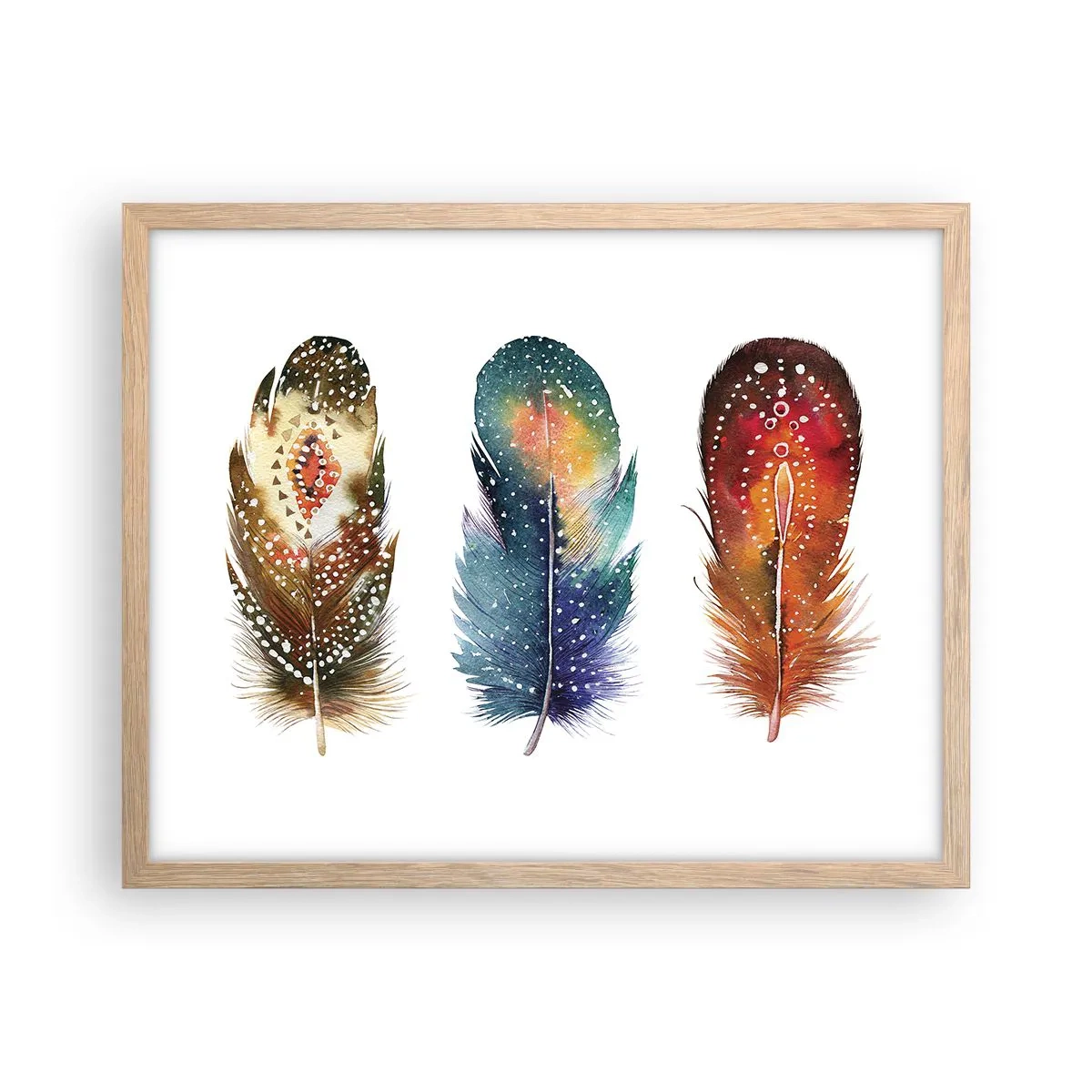 Poster in einem Rahmen aus heller Eiche - Rituale, Zeremonien, Geheimnisse - 50x40 cm