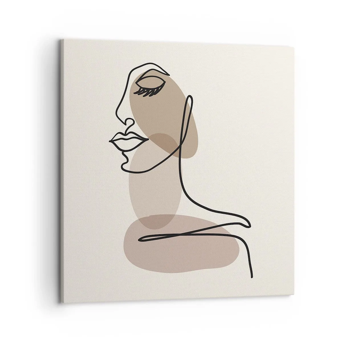 Bild auf Leinwand - Leinwandbild - Eine gewisse Linie der Schönheit - 50x50 cm
