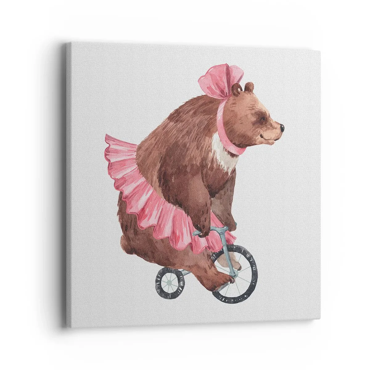 Bild auf Leinwand - Leinwandbild - Was für ein Affentheater! - 40x40 cm