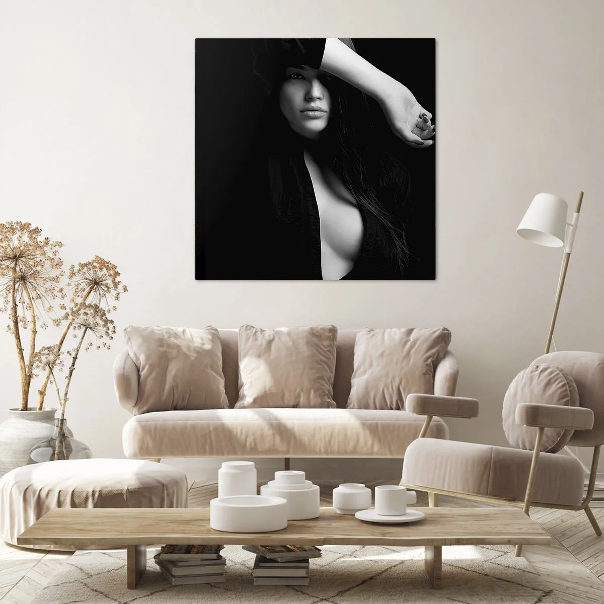 Bild auf Leinwand - Leinwandbild - Schule der Verführung - 60x60 cm