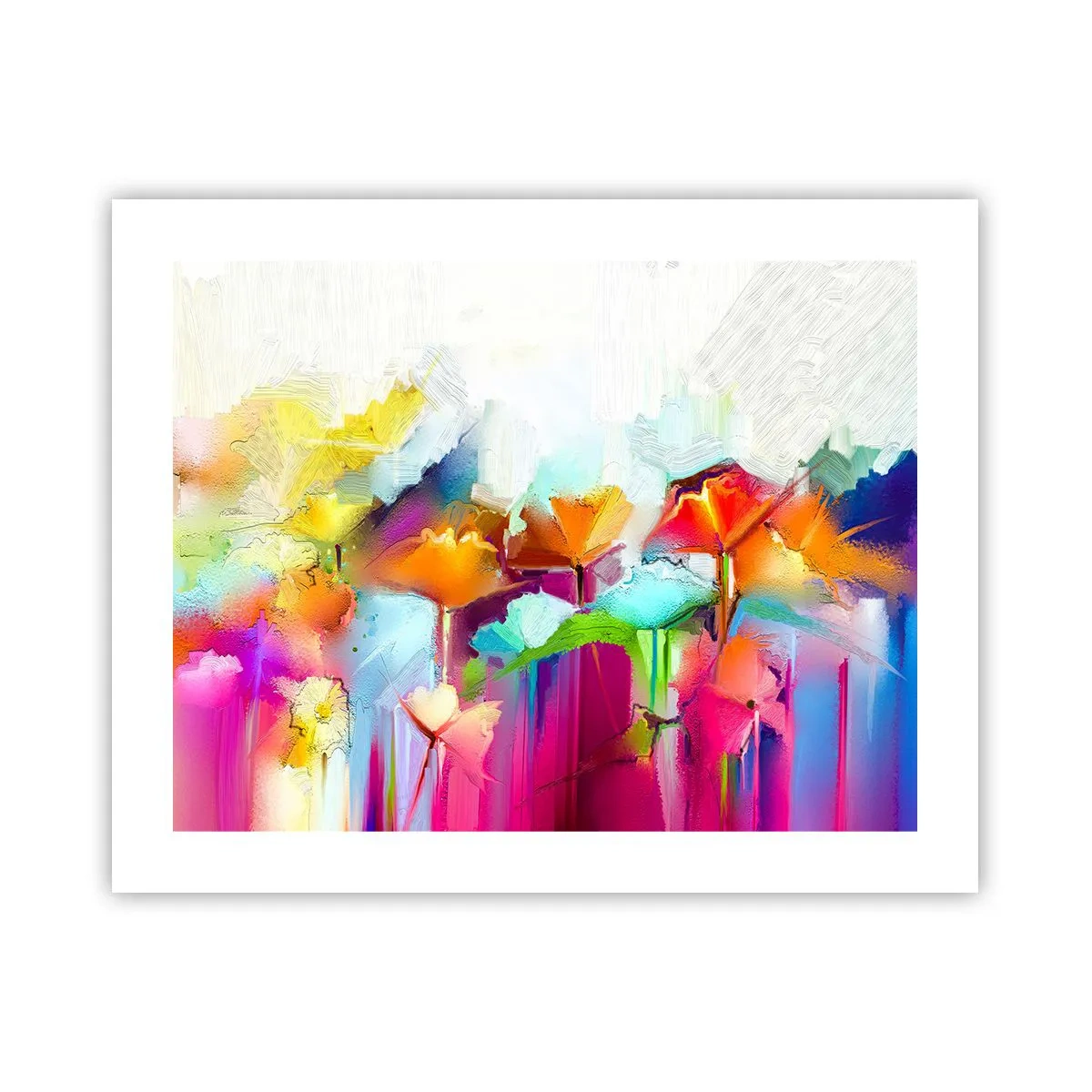 Poster - Der Regenbogen ist aufgeblüht - 50x40 cm