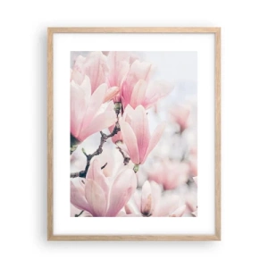 Poster in einem Rahmen aus heller Eiche - Das Ideal der Subtilität - 40x50 cm