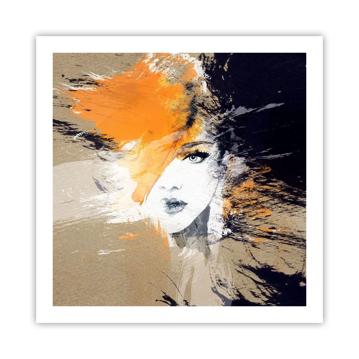 Poster - Und es ist Licht - 60x60 cm