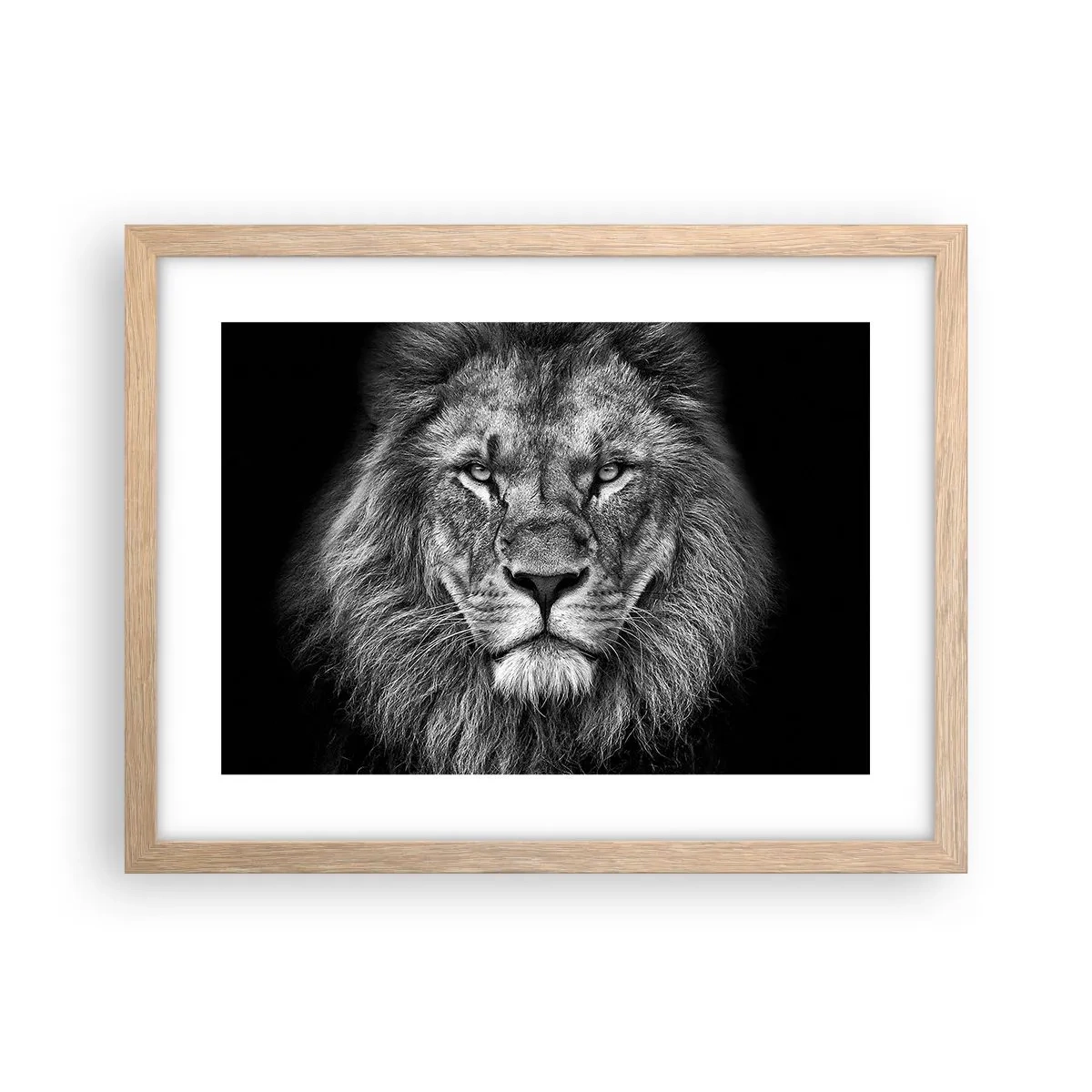 Poster in einem Rahmen aus heller Eiche - Im Krönungsgewand - 40x30 cm