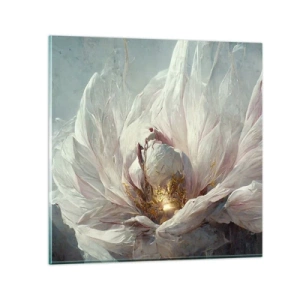 Glasbild - Bild auf glas - Sie blüht alle hundert Jahre einmal - 30x30 cm