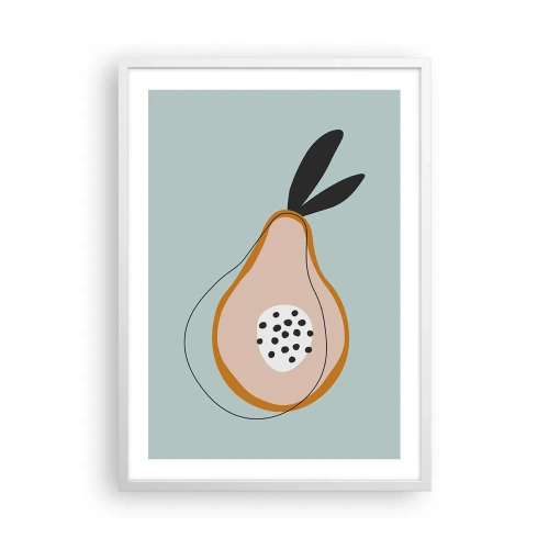 Poster in einem weißen Rahmen - Durchdringe die Natur der Dinge - 50x70 cm