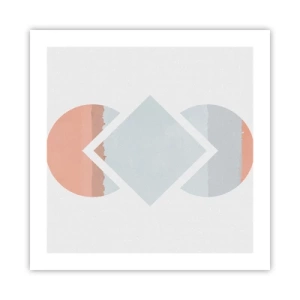 Poster - Die Situation ist klar - 50x50 cm