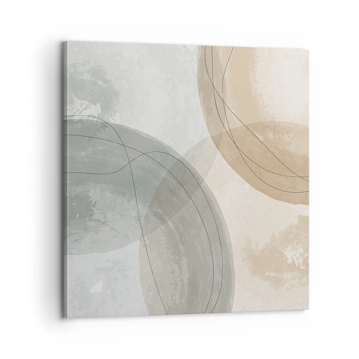 Bild auf Leinwand - Leinwandbild - Welten durchdringen - 60x60 cm