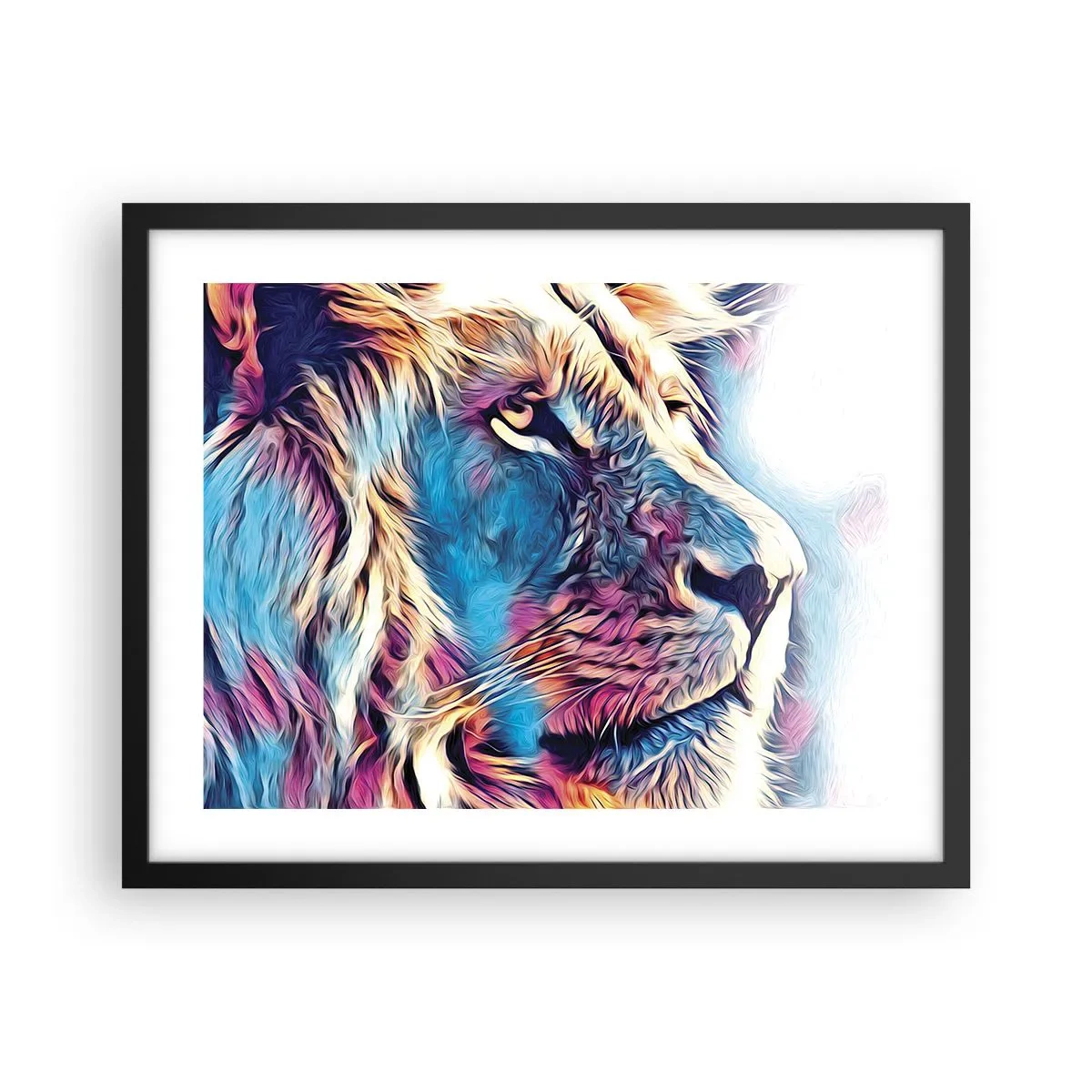 Poster in einem schwarzem Rahmen - Die Weisheit der Natur - 50x40 cm