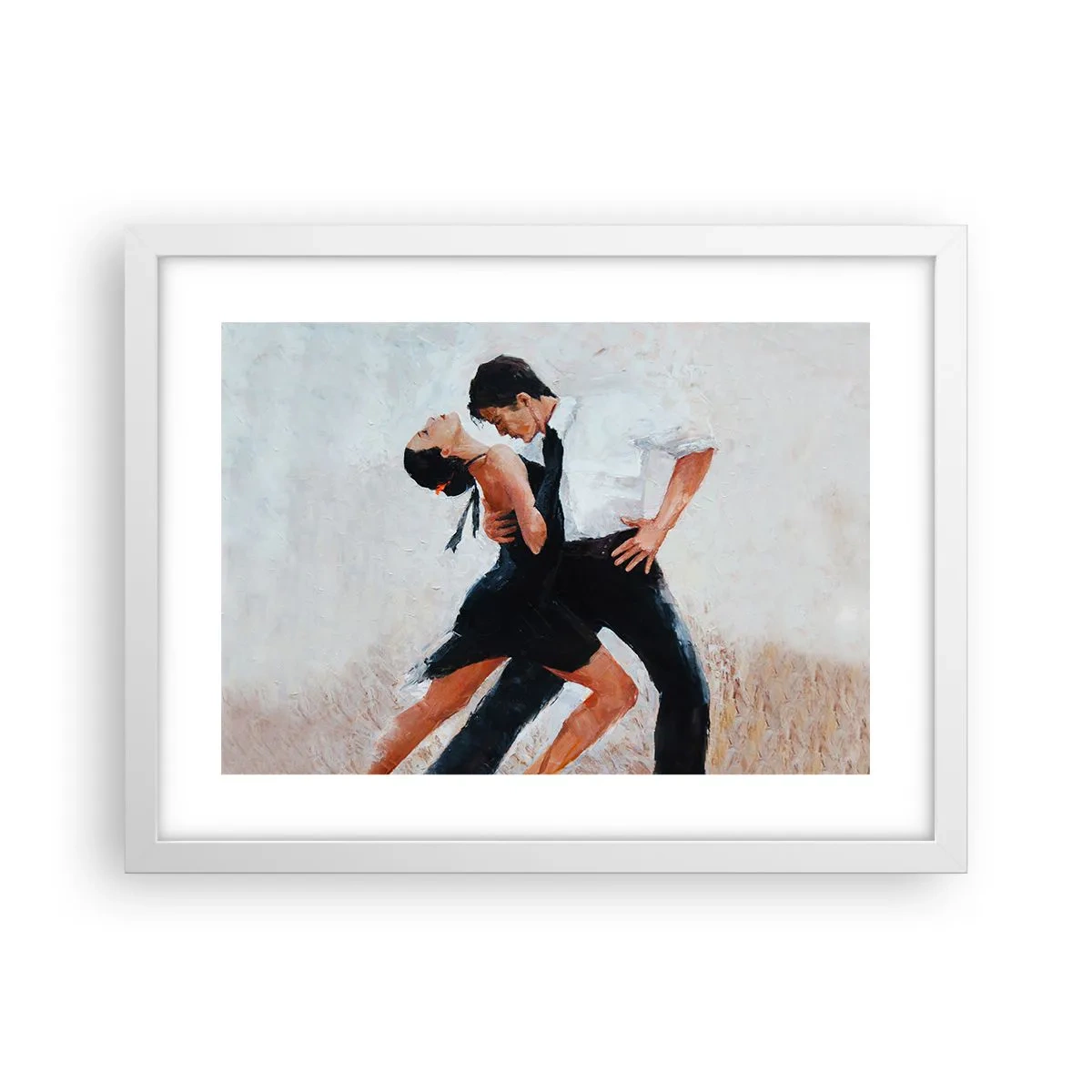 Poster in einem weißen Rahmen - Tango meiner Träume und Träume - 40x30 cm