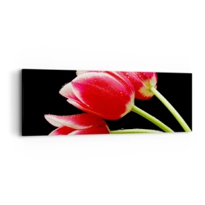 Bild auf Leinwand - Leinwandbild - Ein Versprechen der reinen Liebe - 90x30 cm