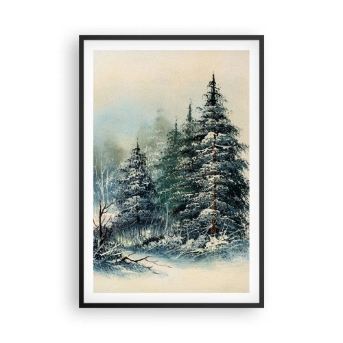 Poster in einem schwarzem Rahmen - Bereit für Weihnachten - 61x91 cm