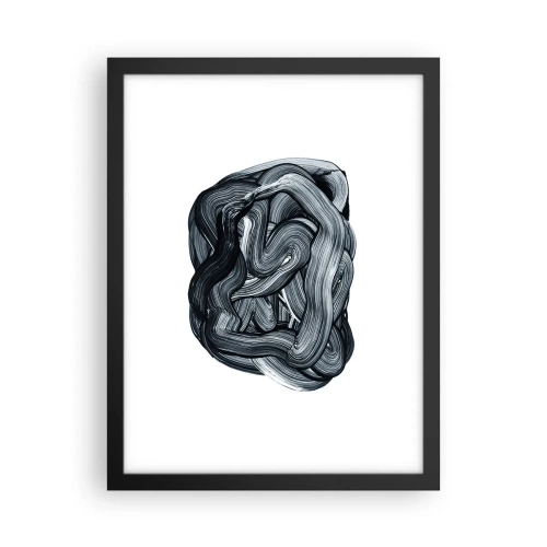 Poster in einem schwarzem Rahmen - Es ist nicht so einfach - 30x40 cm