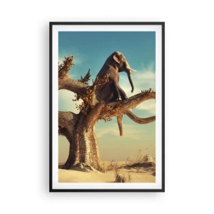 Poster in einem schwarzem Rahmen - Ein neuer Standpunkt - 61x91 cm