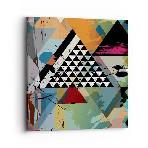 Bild auf Leinwand - Leinwandbild - Wie einfach ist es - 40x40 cm