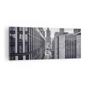 Bild auf Leinwand - Leinwandbild - Warschauer Tal - 100x40 cm