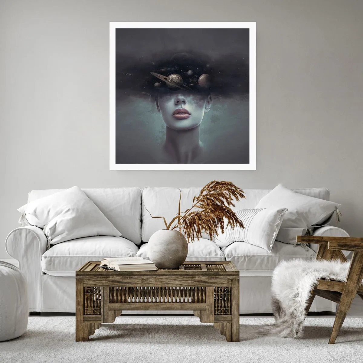 Poster - Und die Planeten spielen verrückt ... - 50x50 cm